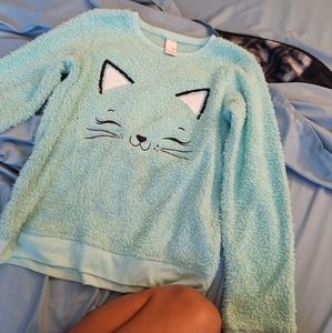 Kids cat sweater